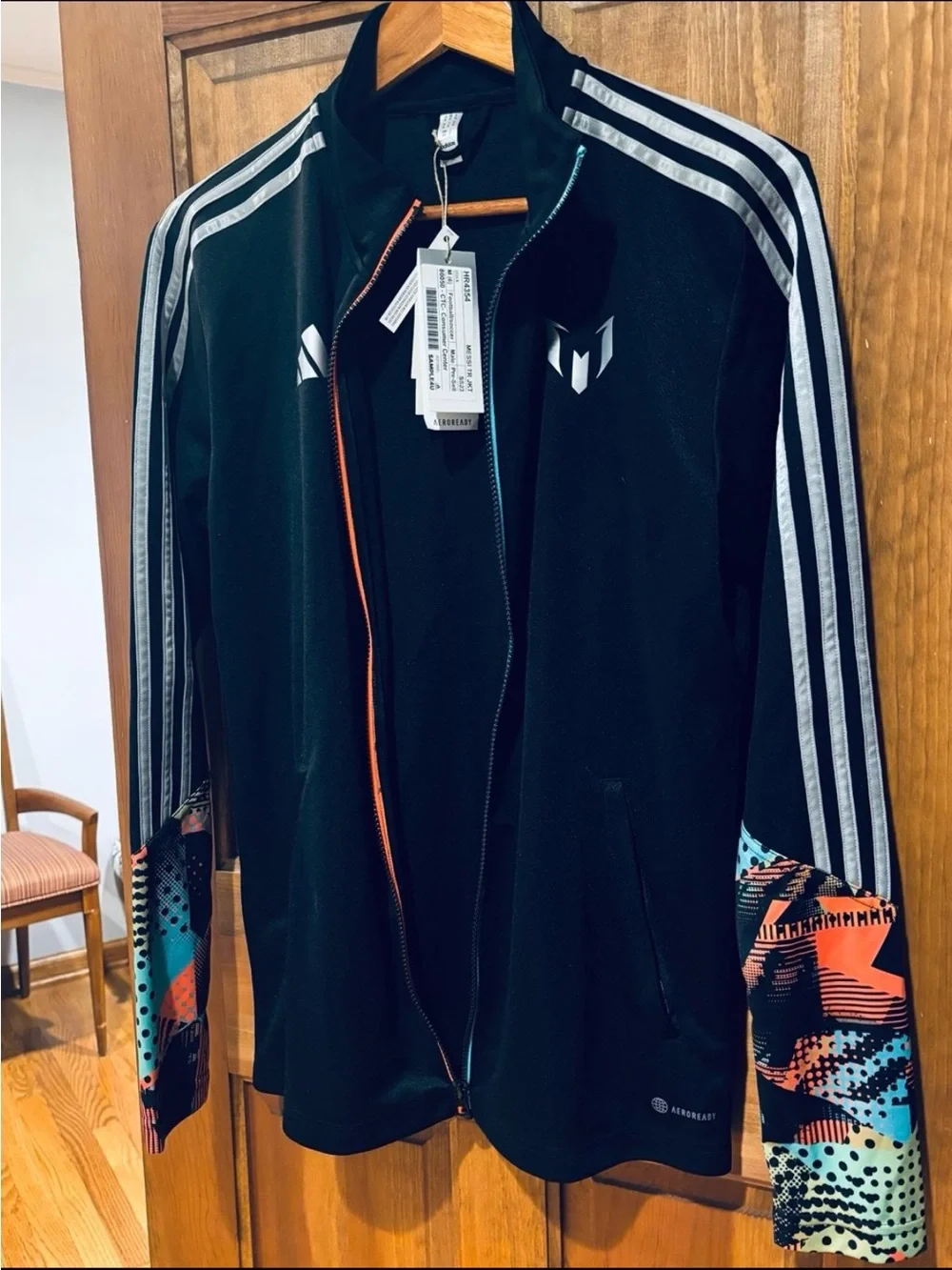 Adidas LIONEL MESSI FULL ZIP SOCCER Track Jacket